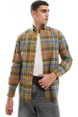 Ralph Lauren Icon logo check oxford shirt in