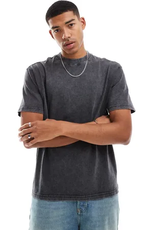Another Influence Acid wash oversized t-shirt in black