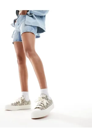 Converse Chuck Taylor All Star Ox Lift sneakers in zebra print