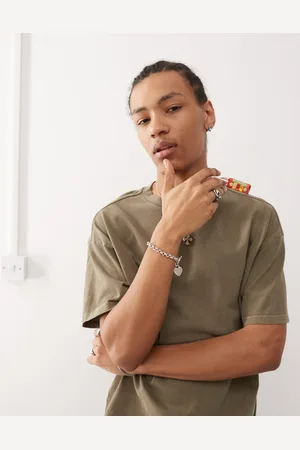 Weekday Great oversized boxy fit t-shirt in washed -Green