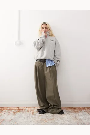 Prohibited Half zip sweatshirt with script logo detail in -Blue