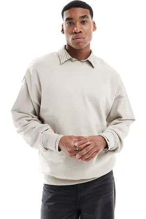 New Look Oversized sweatshirt in -Neutral