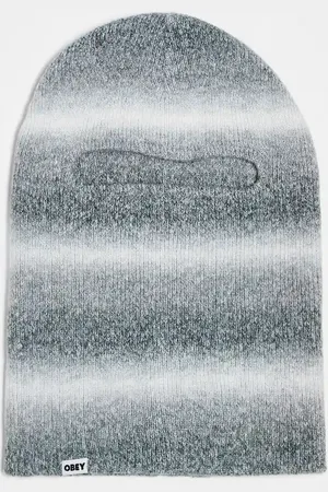 Obey Cairo stripe balaclava in