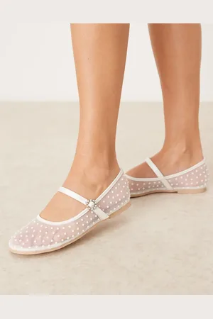 Be Mine Talia Bridal slippers in -White
