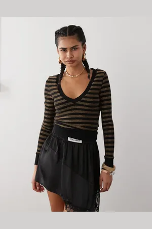 Motel Annora long sleeve knit top in