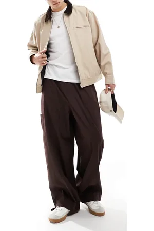 ASOS Super baggy cargo pants with panel detailing in