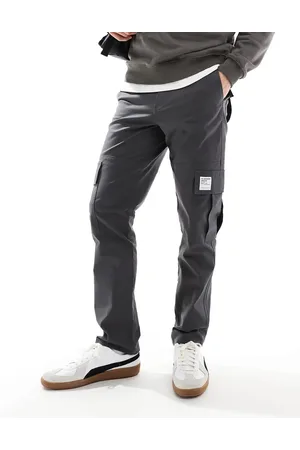 ASOS Slim cargo pants in with patch-Grey