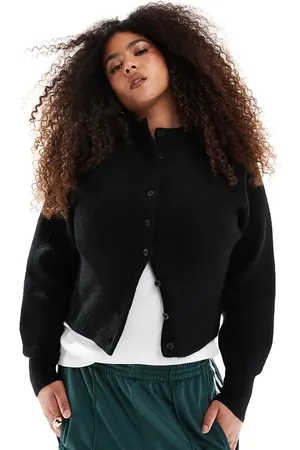 ASOS ASOS DESIGN Curve crew neck compact cardigan in