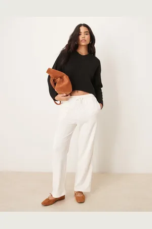 New Look Wide leg trackies in off white