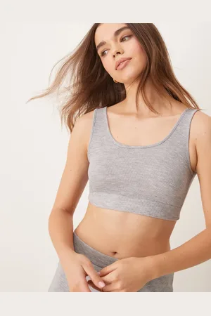 New Look Ribbed singlet in (part of a set)