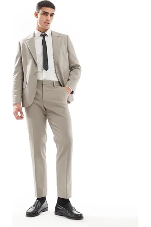 River Island Contemporary suit pants in beige-Neutral