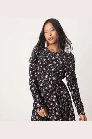 Miss Selfridge Yoke detail mini dress in -Multi