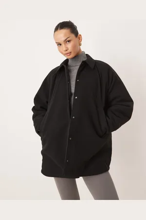 Tala Oversized reversible fleece and quilted jacket in