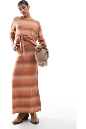 SCALPERS Degred knit skirt in