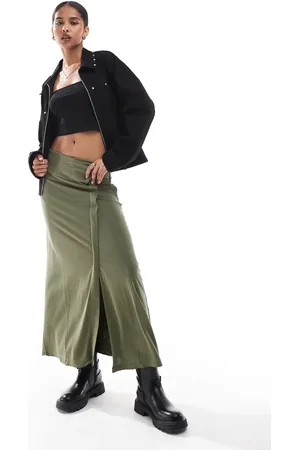 SCALPERS Folded skirt in -Green