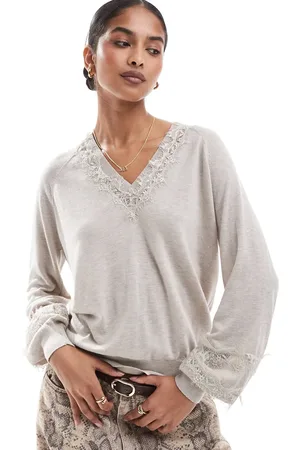 SCALPERS Lara jumper in -White