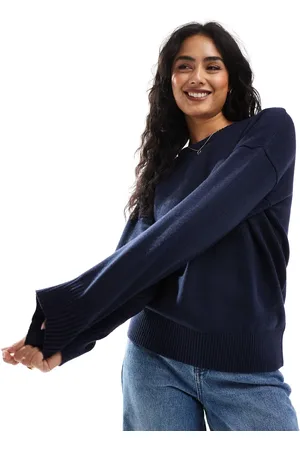 Cotton On Cotton On lux crew pullover jumper in -Brown