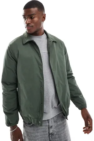 New Look Padded coach jacket in -Green