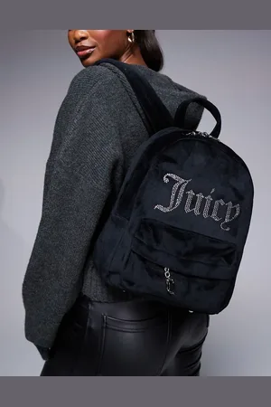 Juicy Couture Velour logo backpack in