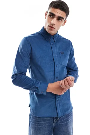Fred Perry Long sleeve cord shirt in