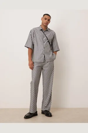Sister Jane Gingham pants in black and white (part of a set)-Multi