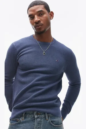 Tommy Hilfiger Essential crew neck jumper in blue