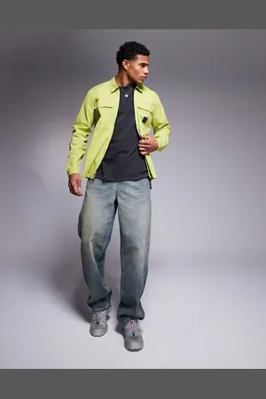 Marshall Artist Portland overshirt in lime-Green