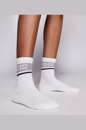 ASOS Weekend Collective socks with detail-Multi