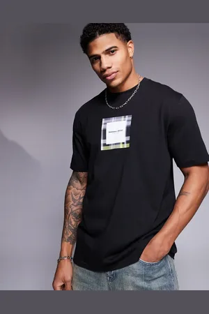 Marshall Artist Carter check t-shirt in