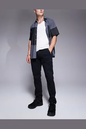 HUGO BOSS Chino cotton pants slim fit in