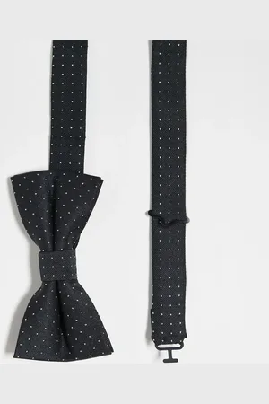 Twisted Tailor Bow tie in black and gold-Multi