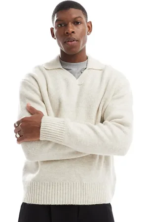 Bershka Oversized jumper in -Neutral