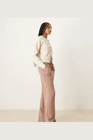 ASOS Tall tailored pull on pants in -Pink