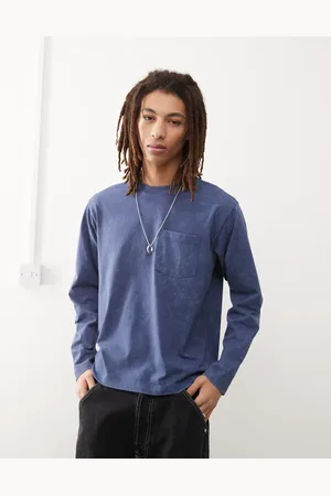 COLLUSION Long sleeve boxy t-shirt in washed