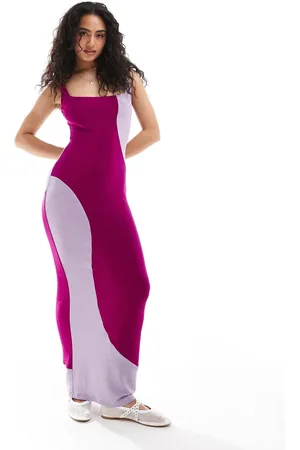 The Frolic Starfish swirl mixed maxi beach dress in
