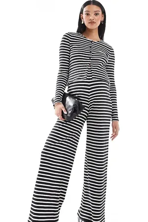 Mama;licious Mamalicious Maternity wide leg jersey pants in (part of a set)-Multi