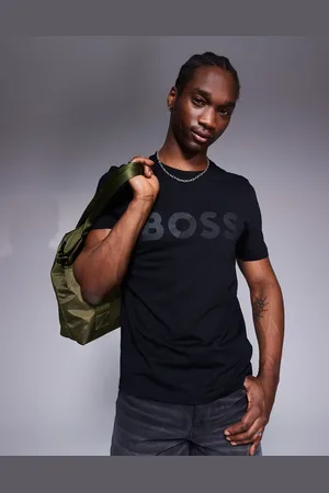 HUGO BOSS Tape logo t-shirt regular fit in