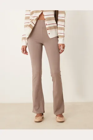 New Look Kick flare leggings in mink-Neutral