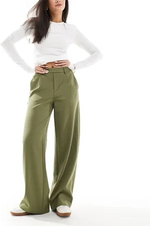 Object Wide leg tailored pants in