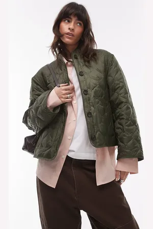 ARKET Quilted jacket in -Green