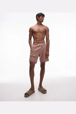 Rhythm Verita printed swim shorts in -Orange