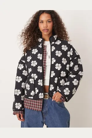 Free People Chloe floral print padded jacket in -Multi