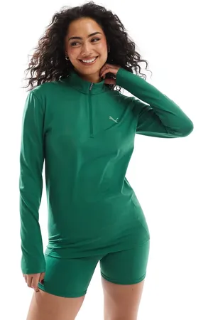 PUMA Evolve training half zip sweat in
