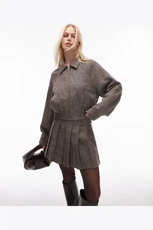 Nialaya Daniel herringbone bomber jacket in (part of a set)