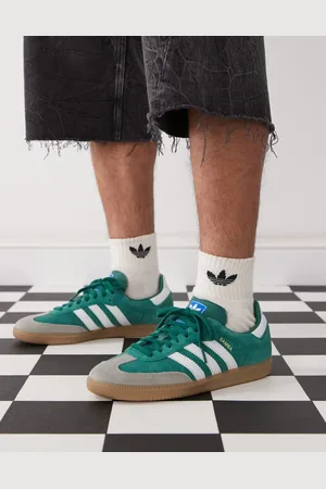 adidas Samba OG sneakers in green and white