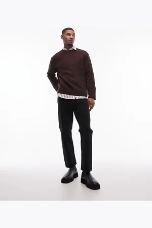 ARKET Wool sweater in burgundy-Red