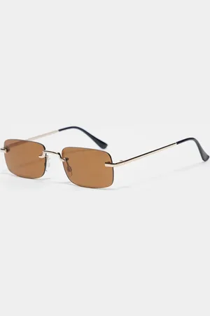 Pull&Bear Rectangle sunglasses in