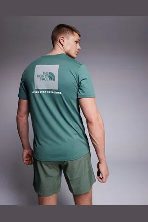 The North Face Training 24/7 Box NSE back print t-shirt in green