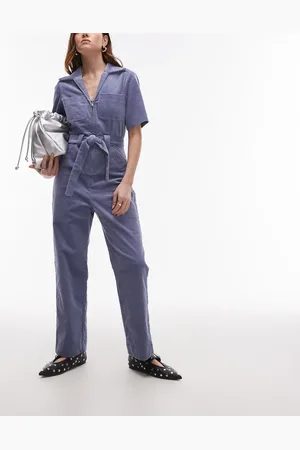 & OTHER STORIES Belted cord jumpsuit in light