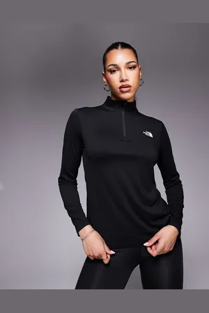 The North Face Training Flex 1/4 zip logo top in